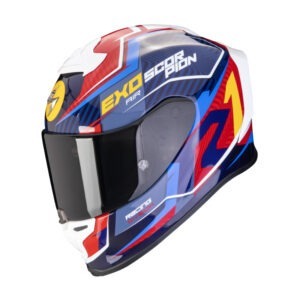 Scorpion EXO-R1 Evo Air  COUP Blauw / Rood / Geel